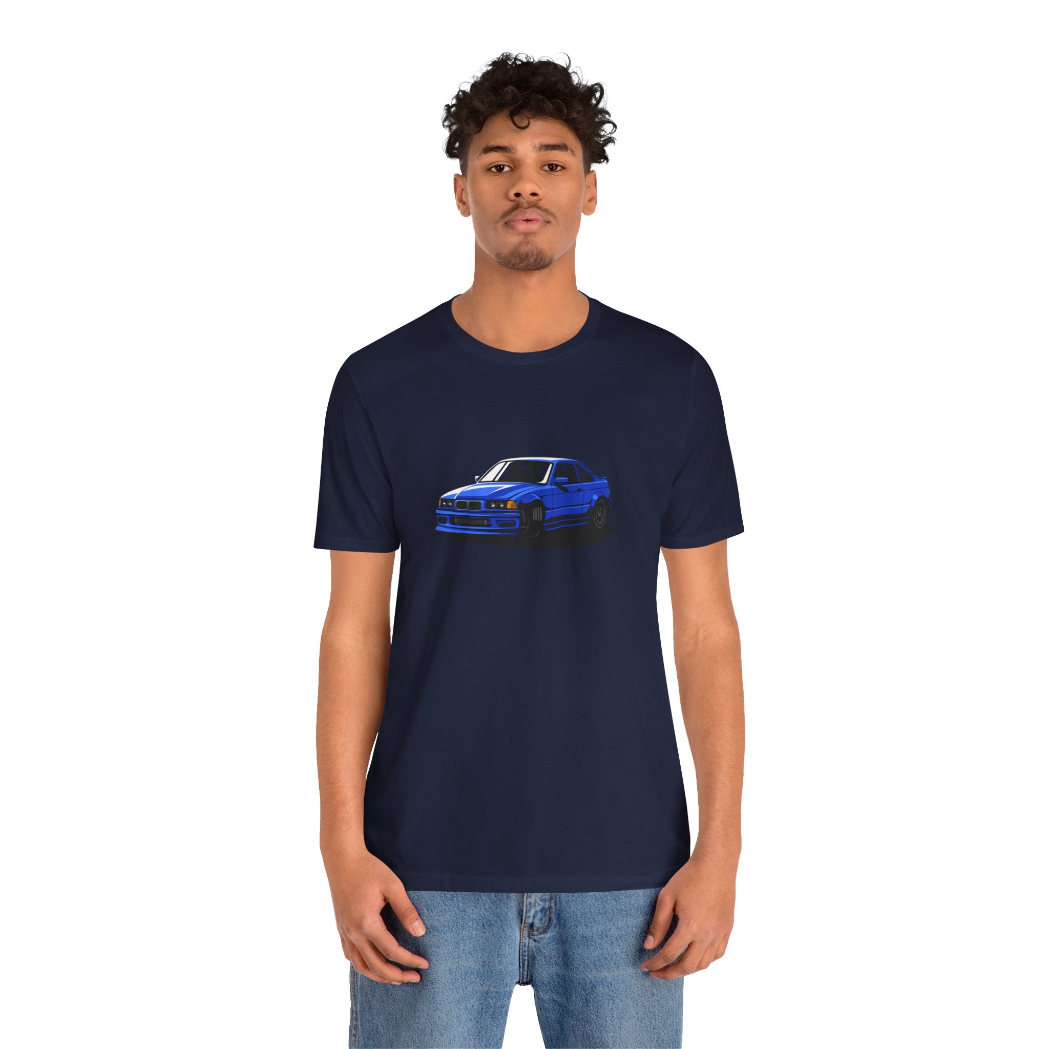 Classic Blue Bimmer Sports Car Racing T-Shirt