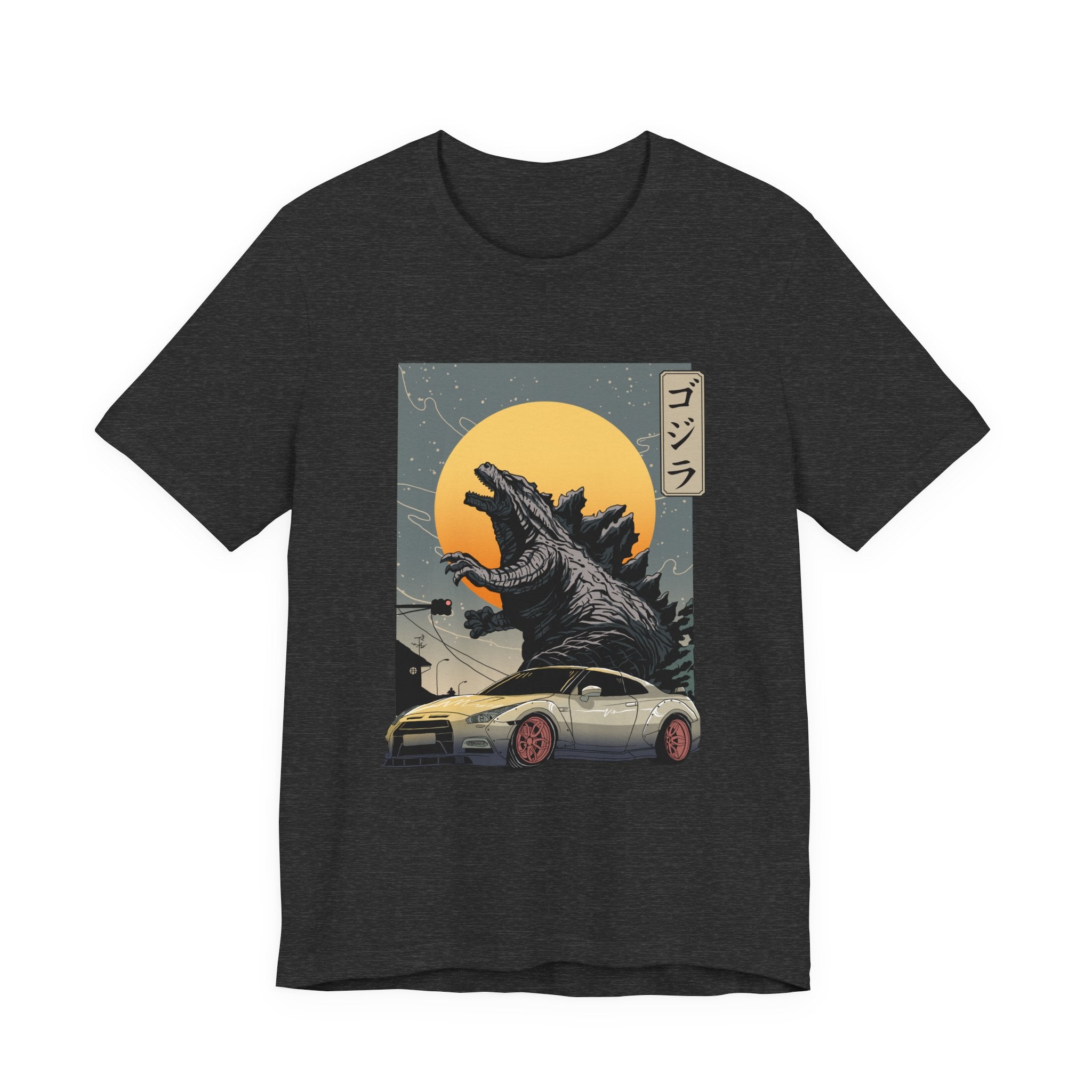 Godzilla R35 Monster Car Graphic T-Shirt