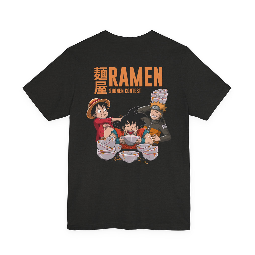 Anime Characters Eating Ramen Shonen Contest T-Shirt