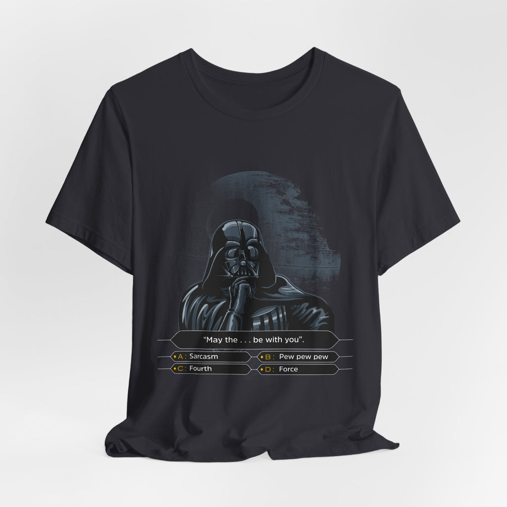 “May the Force Be With You” Galaxy Vader Sci‑Fi T‑Shirt