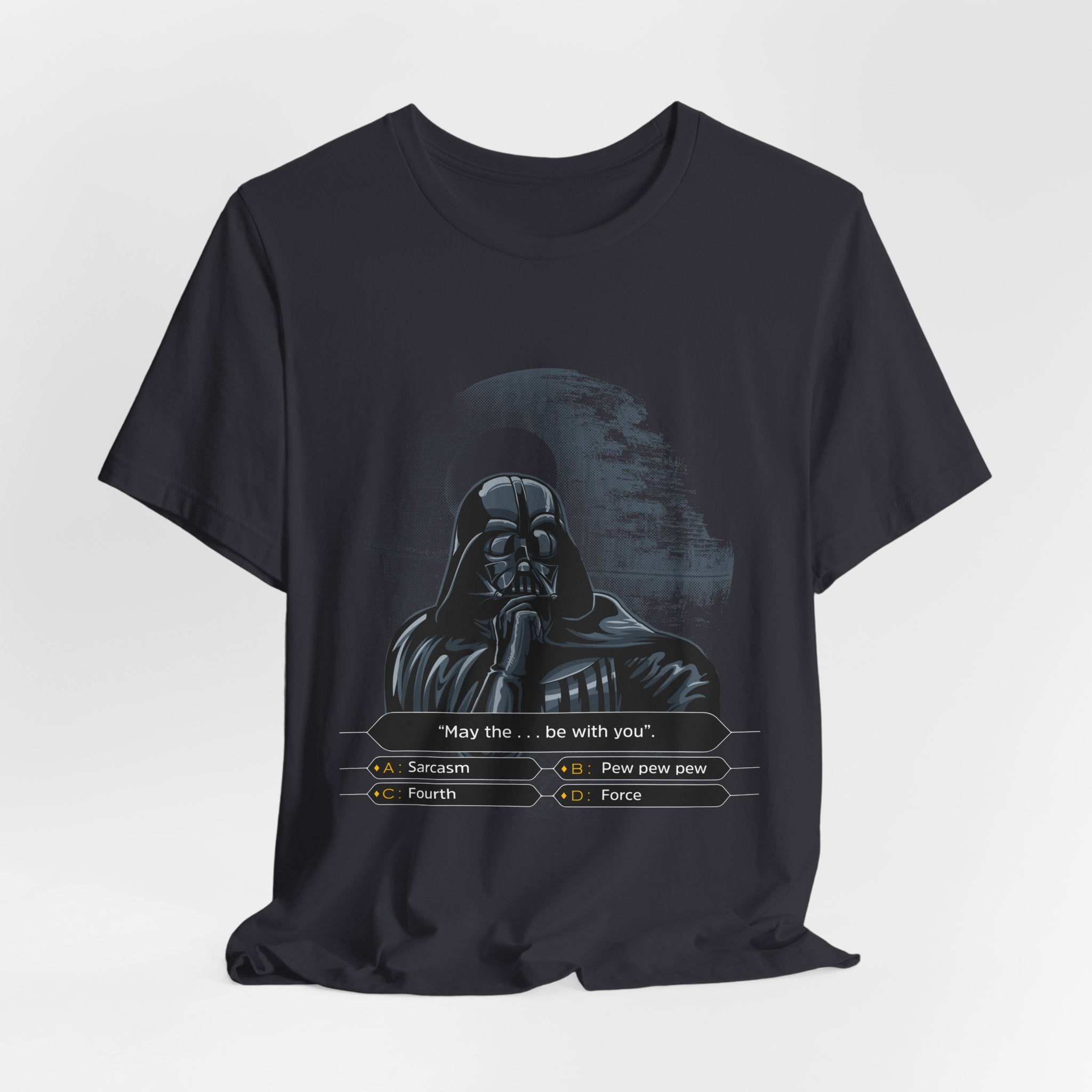 “May the Force Be With You” Galaxy Vader Sci‑Fi T‑Shirt