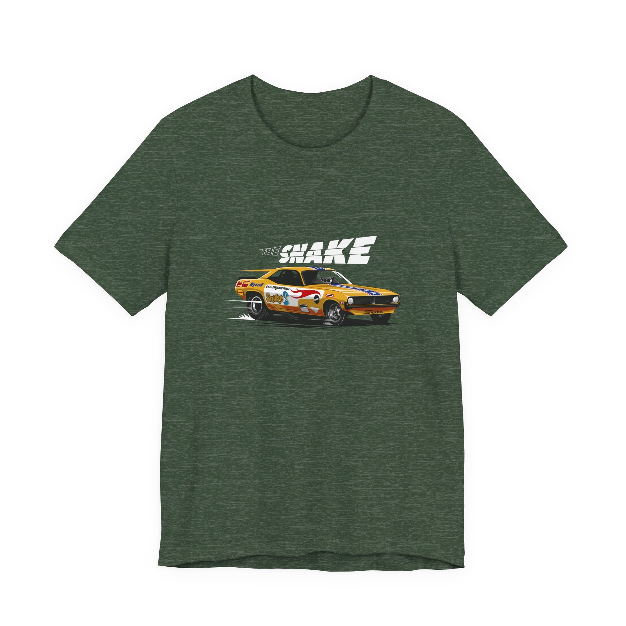 The Snake Muscle Car Racing Graphic T-Shirt