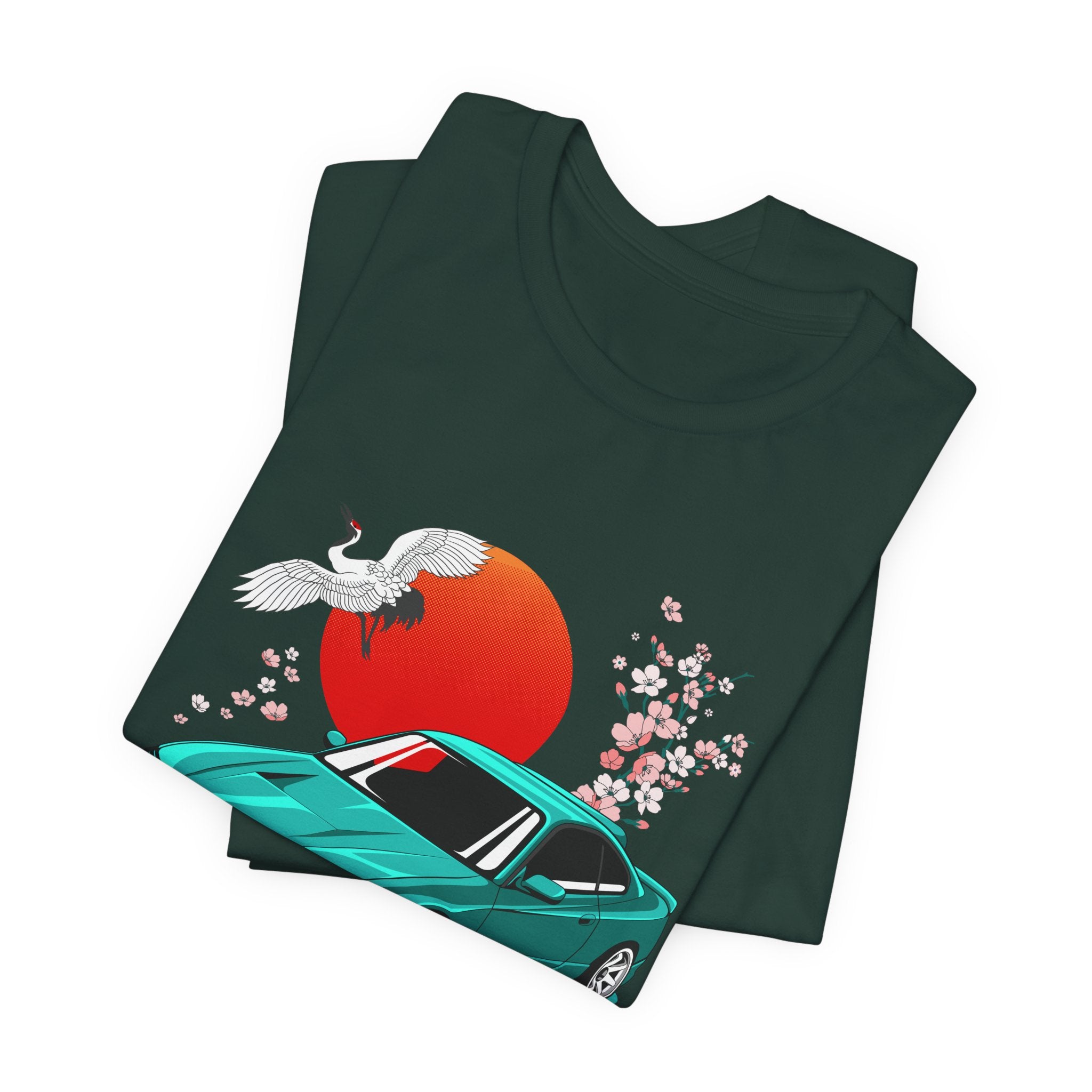 Nissan Silvia JDM Car with Cherry Blossoms Tee
