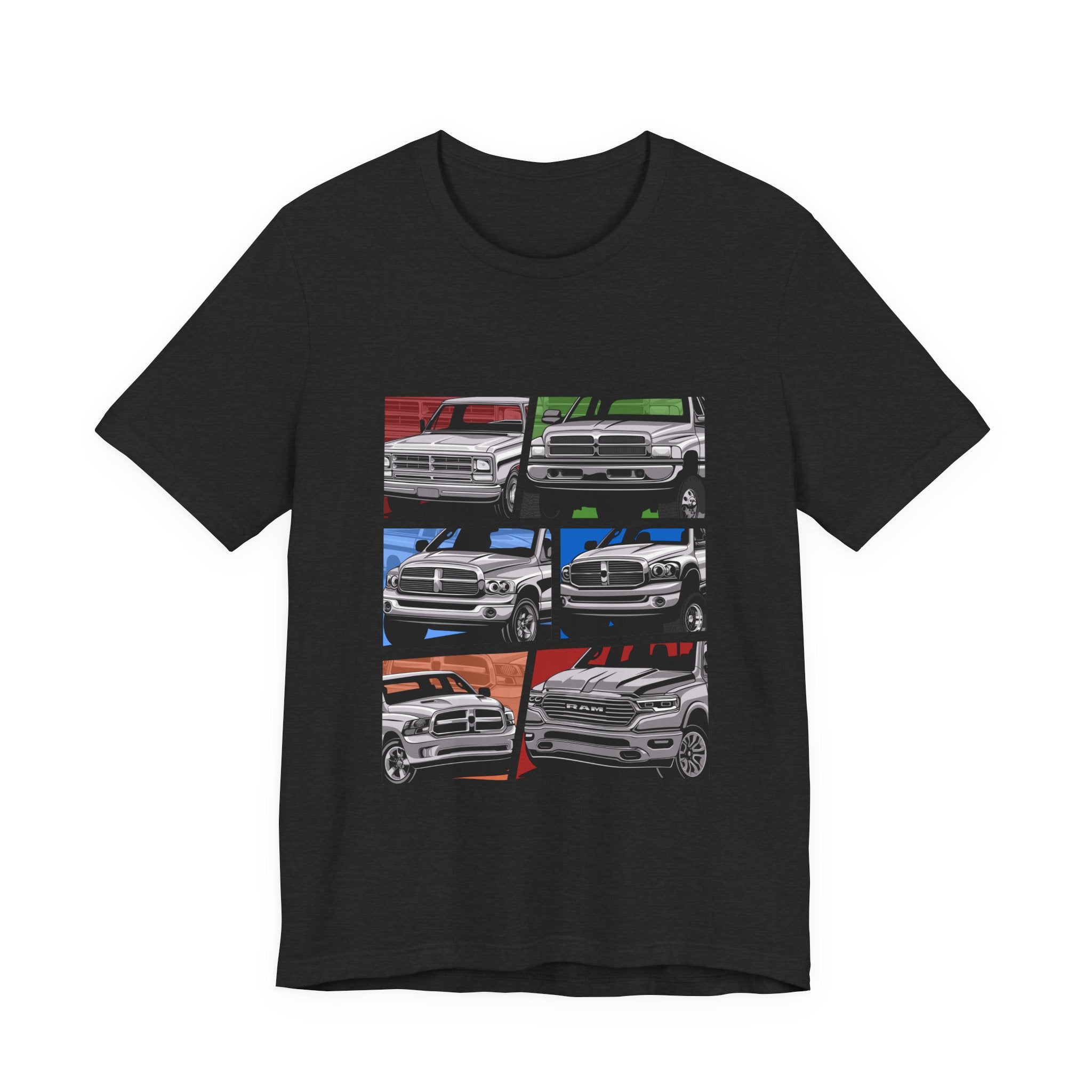 Classic Pickup Trucks Dodge RAM Generation Collage T-Shirt