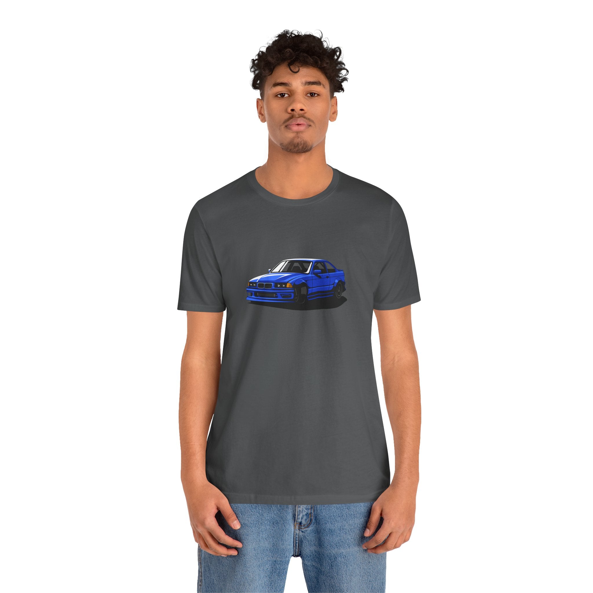 Classic Blue Bimmer Sports Car Racing T-Shirt