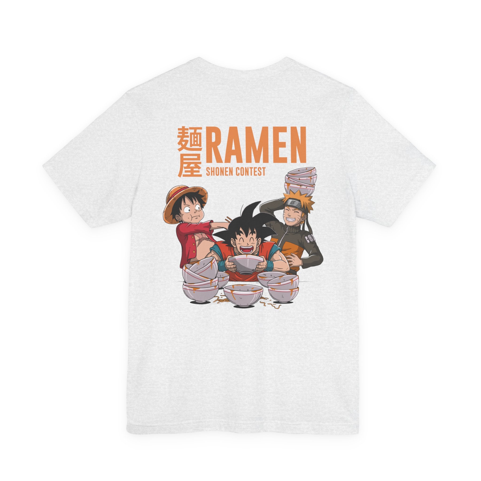 Anime Characters Eating Ramen Shonen Contest T-Shirt