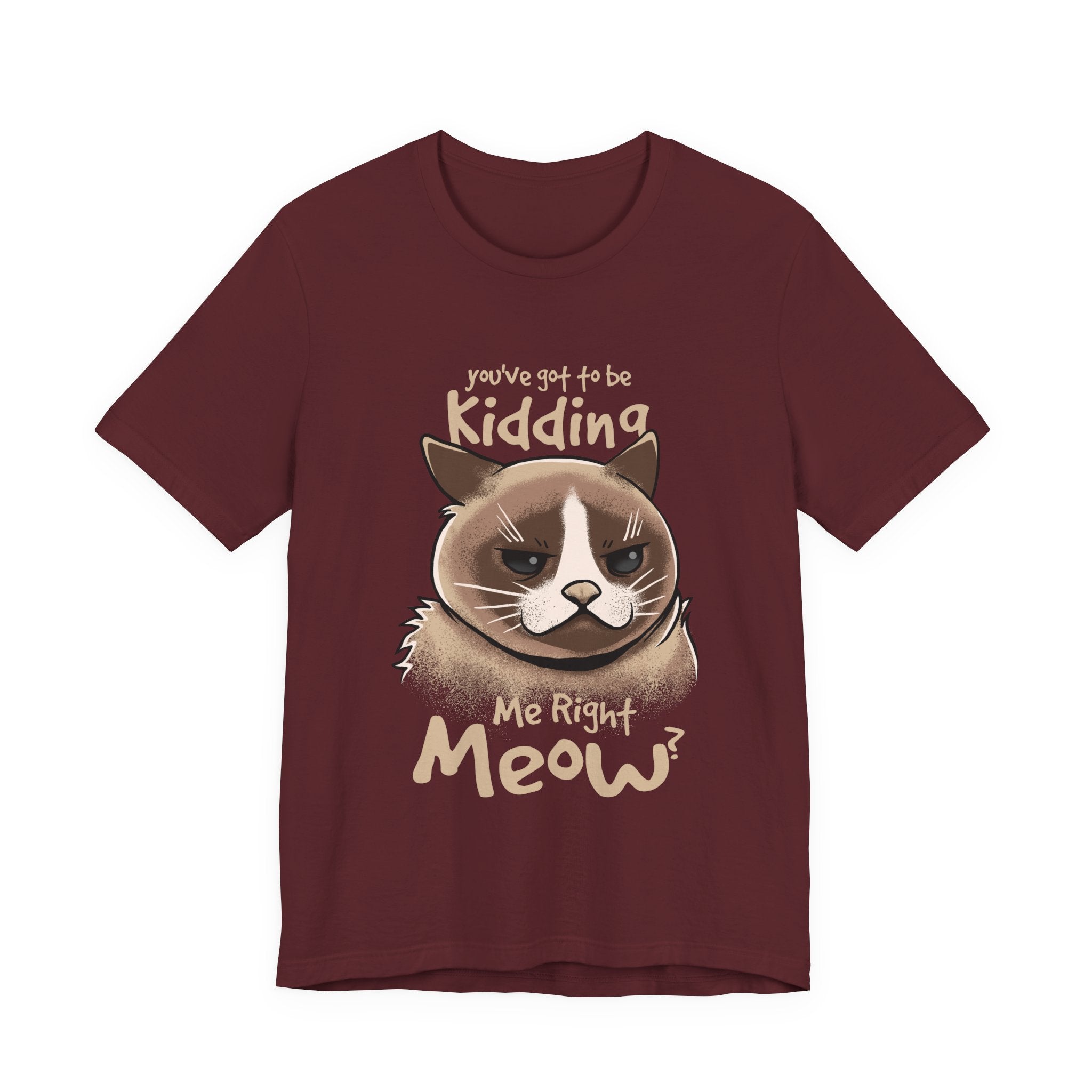 Grumpy Cat “You’ve Got to Be Kidding Me Right Meow” T-Shirt