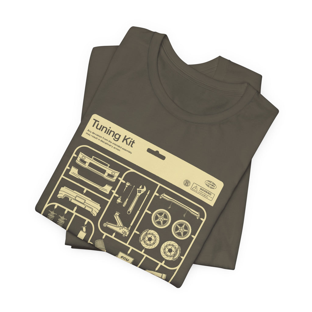 Tuning Kit Tee Plastic Model Parts T-Shirt for Car Enthusiasts
