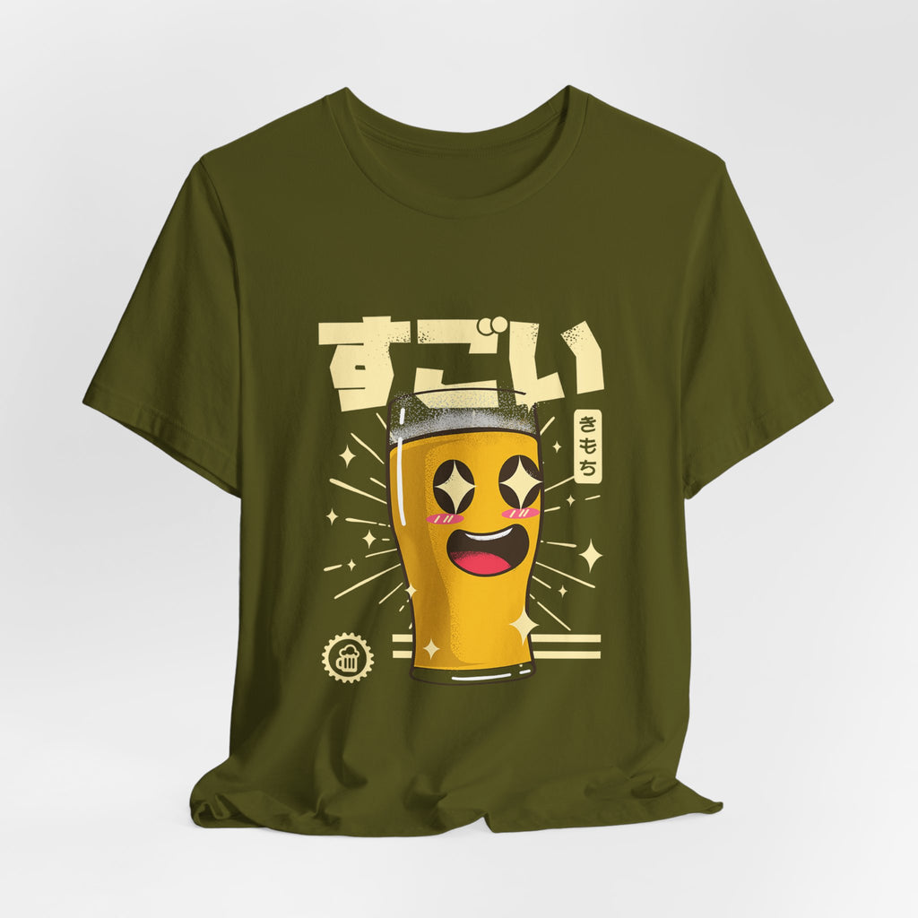 "Sugoi" Kawaii Beer Glass T‑Shirt