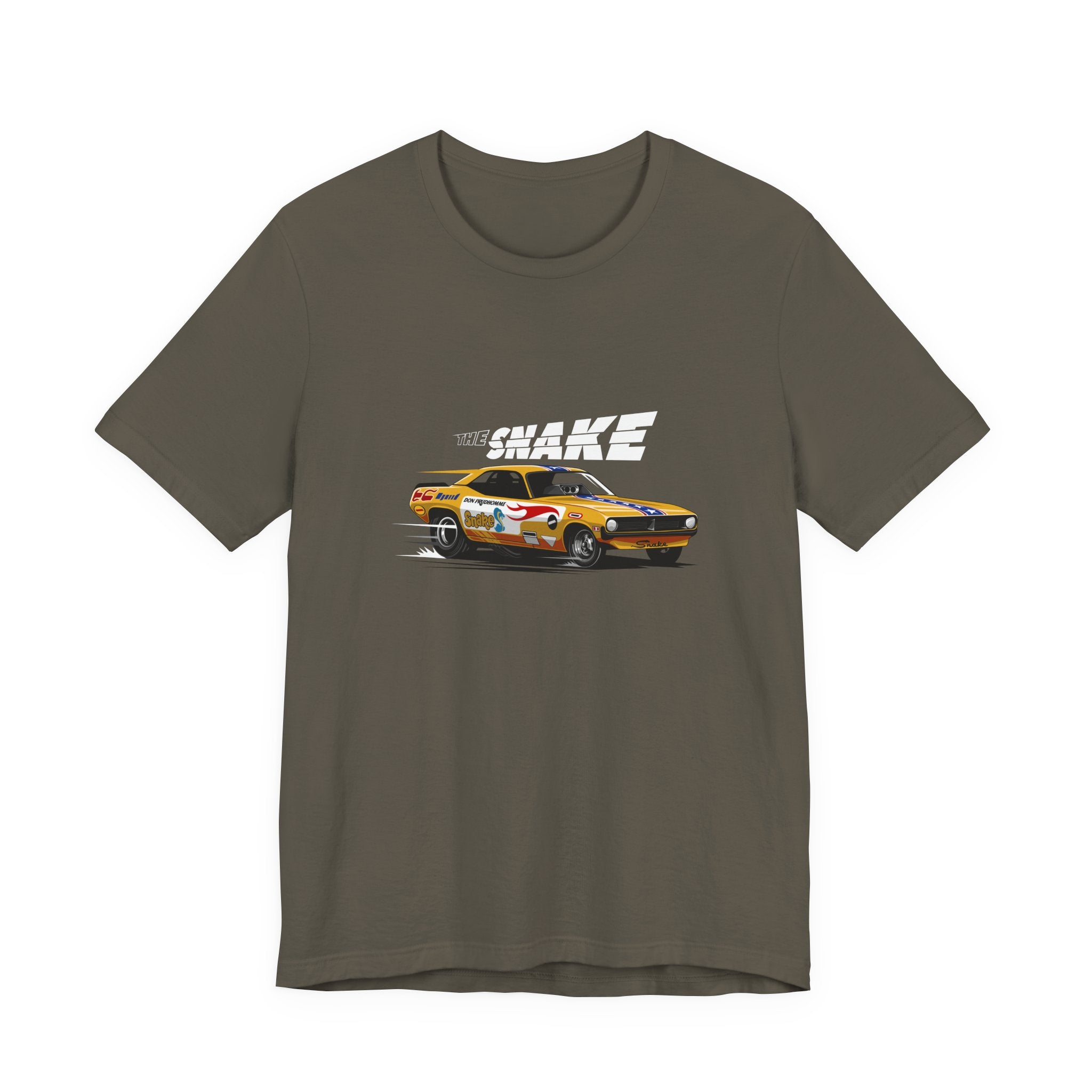 The Snake Muscle Car Racing Graphic T-Shirt