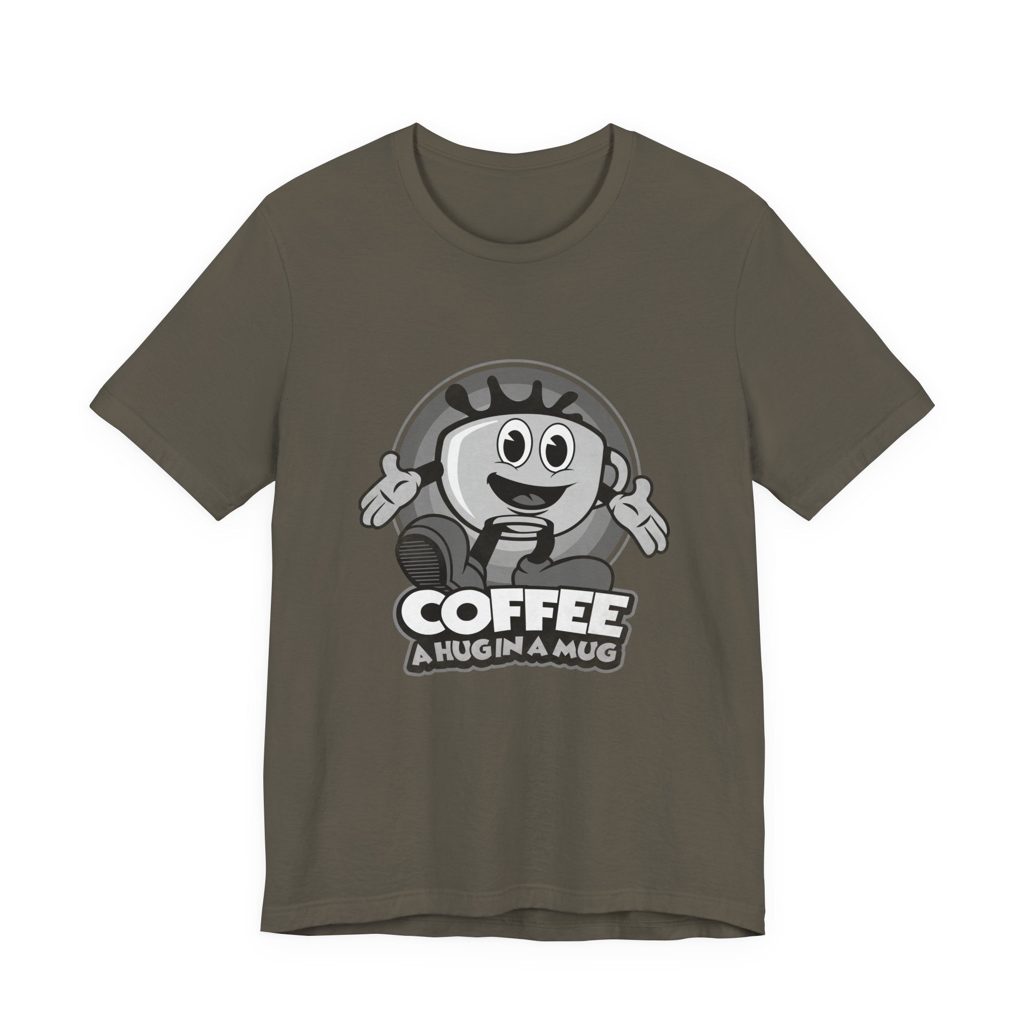 A Hug in a Mug vintage Coffee Lover T-Shirt
