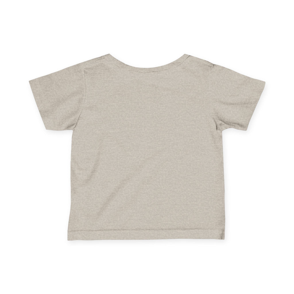 Cute Kid in Red Cozy Coupe Car Infant Tee