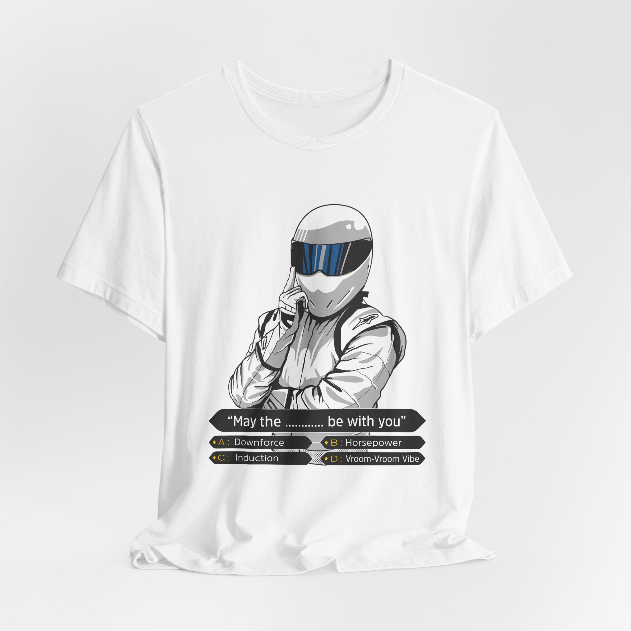 Stig Racing Helmet Motorsport Humor T-Shirt