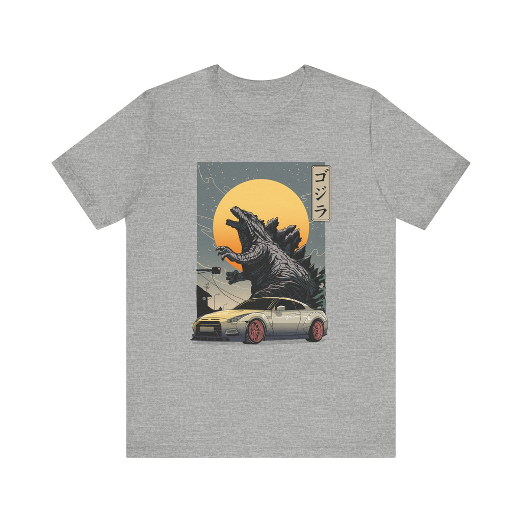 Godzilla R35 Monster Car Graphic T-Shirt