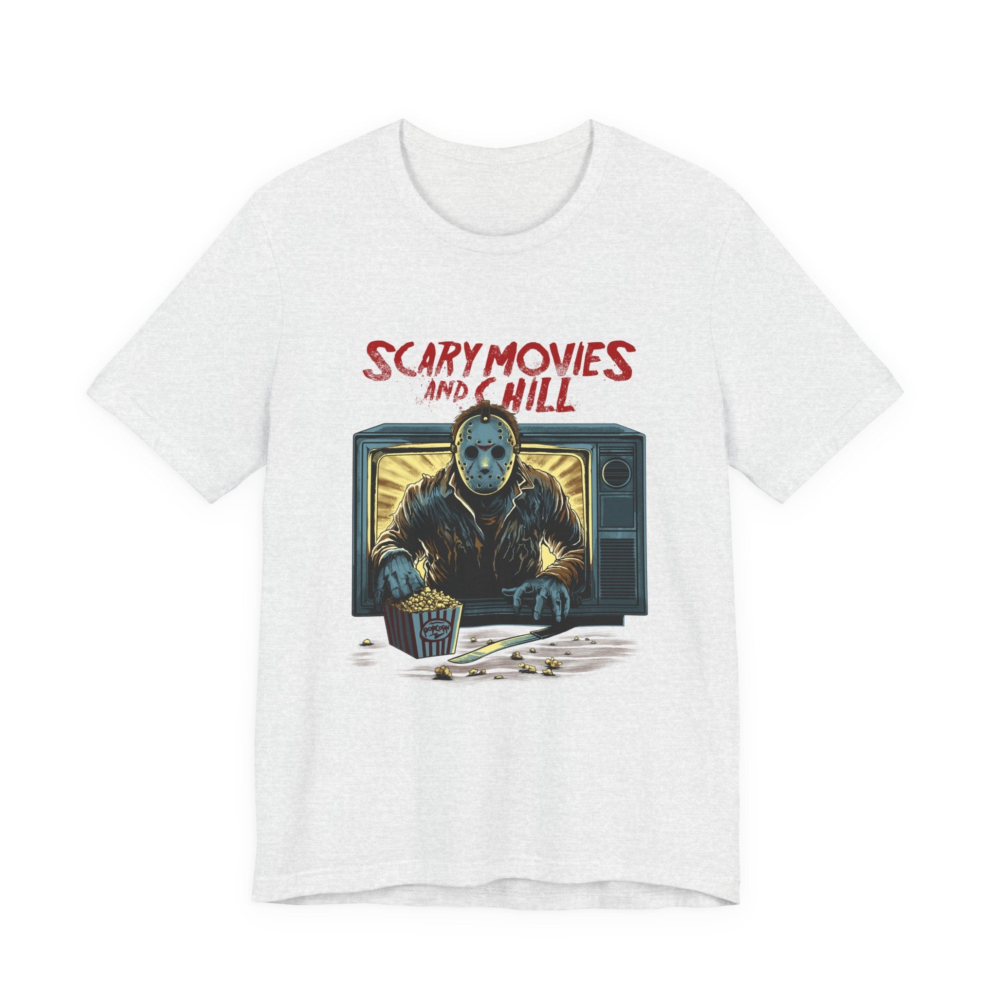 Scary Movies and Chill Horror Movie Night T-Shirt