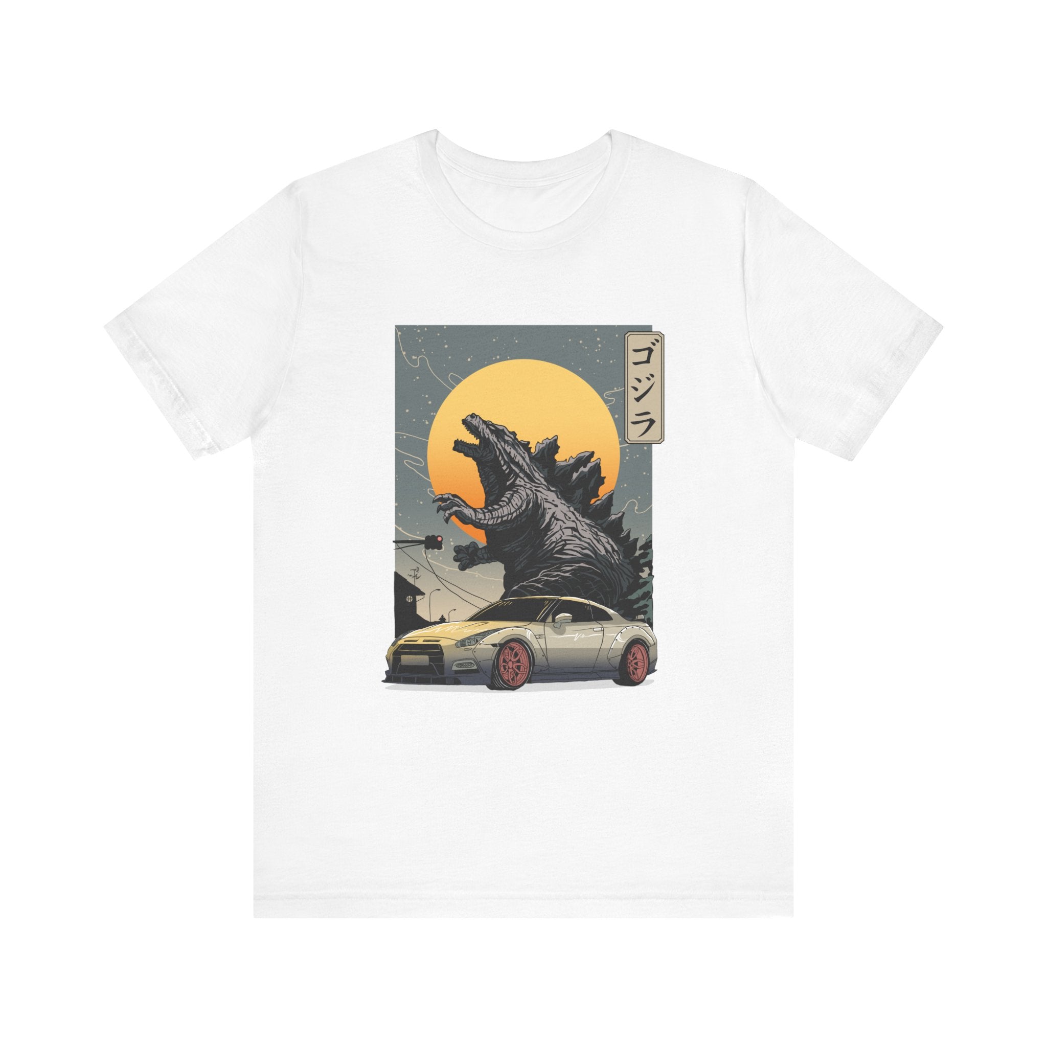 Godzilla R35 Monster Car Graphic T-Shirt