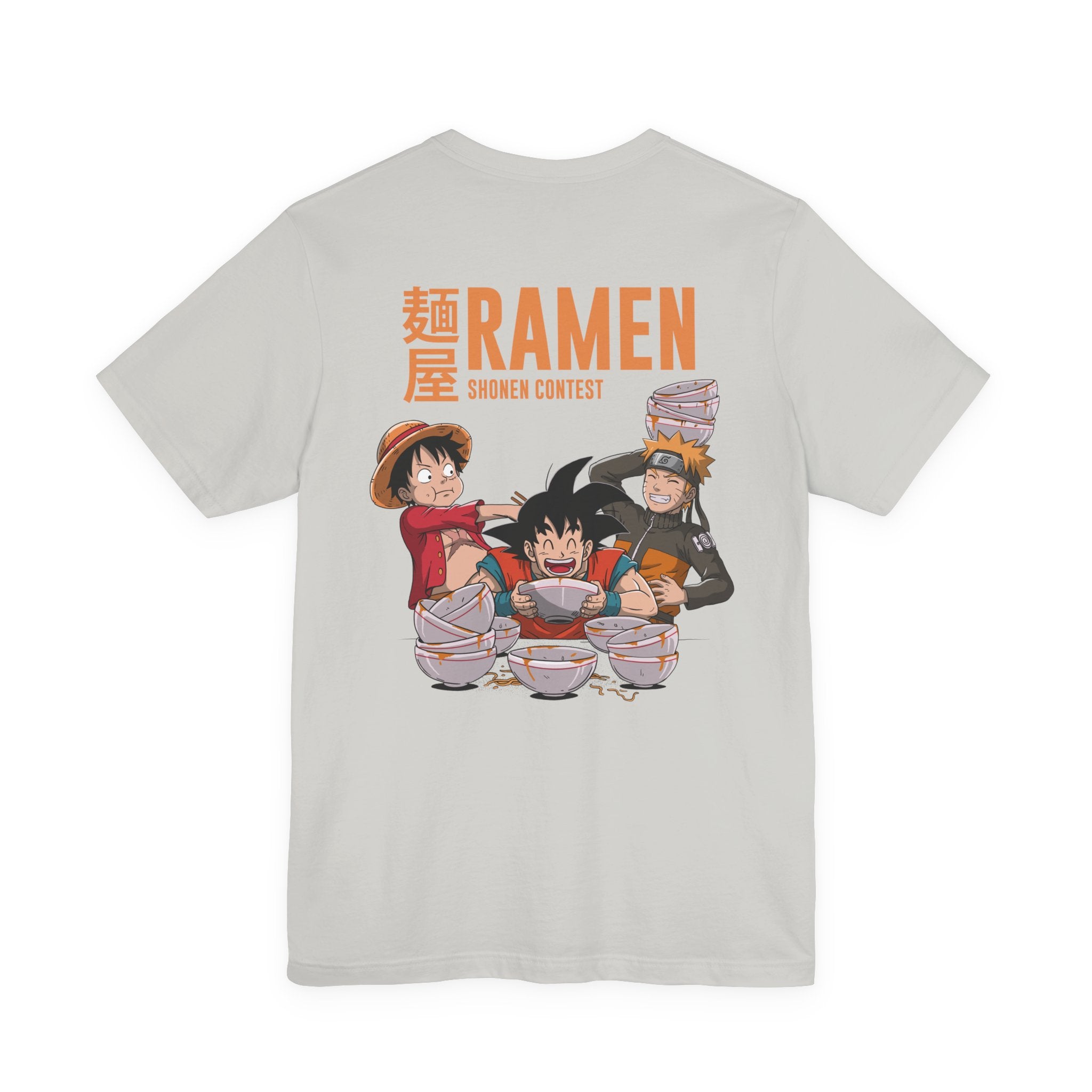Anime Characters Eating Ramen Shonen Contest T-Shirt