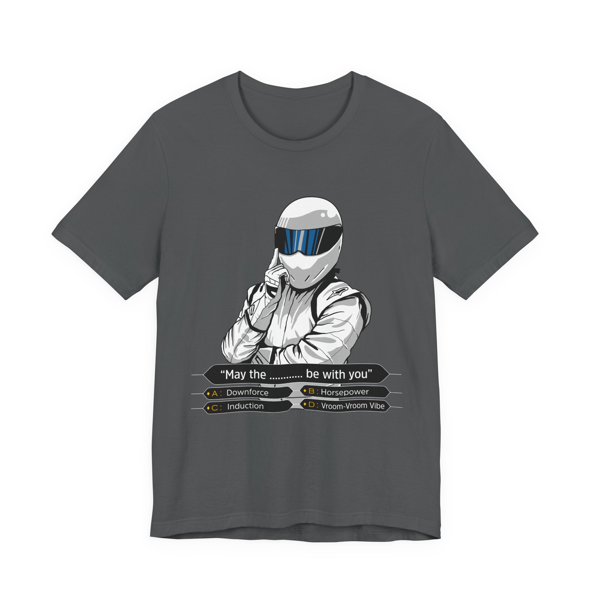 Stig Racing Helmet Motorsport Humor T-Shirt
