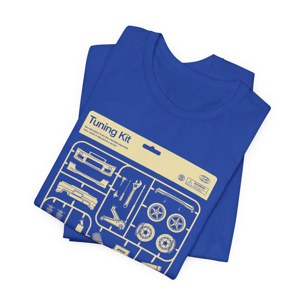 Tuning Kit Tee Plastic Model Parts T-Shirt for Car Enthusiasts