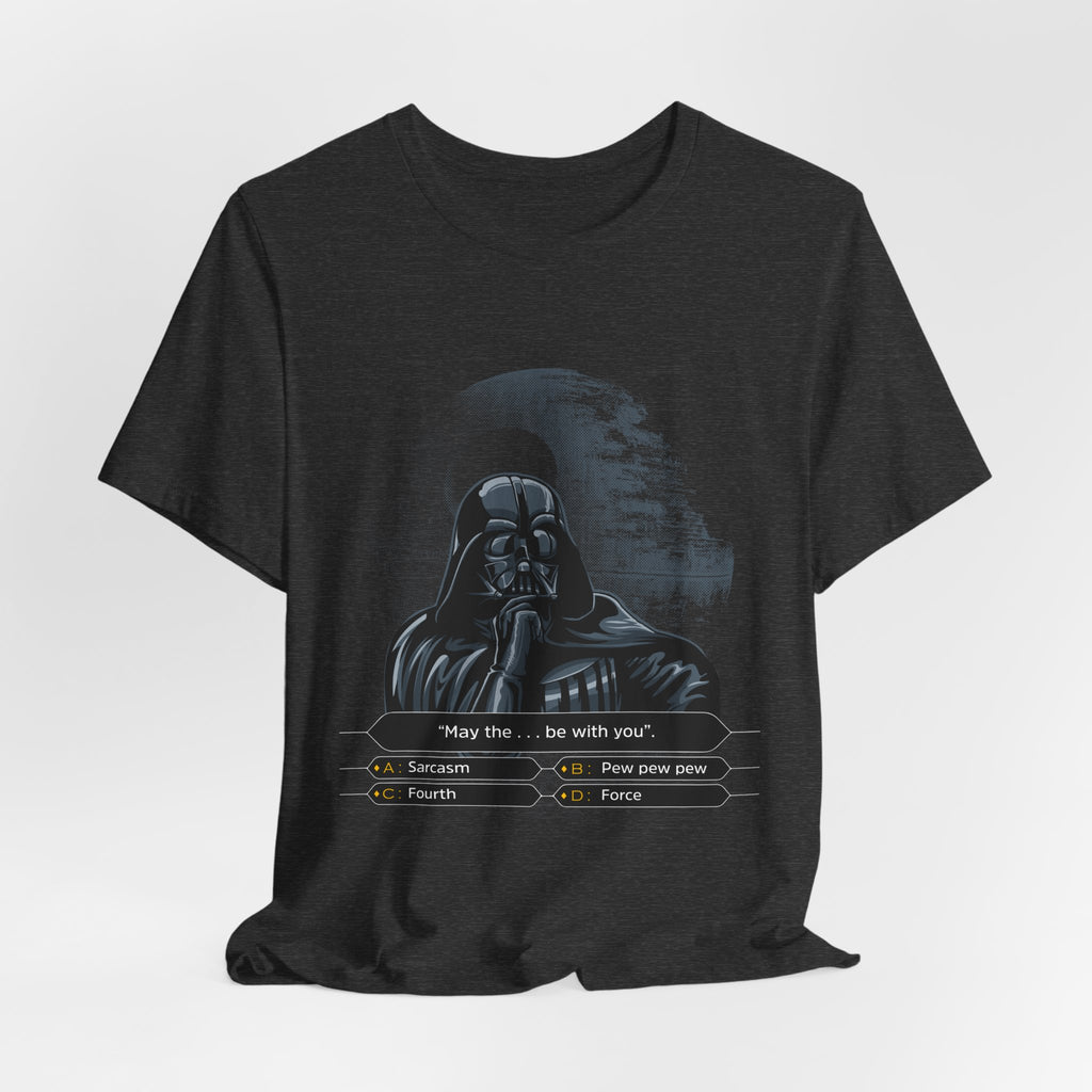 “May the Force Be With You” Galaxy Vader Sci‑Fi T‑Shirt