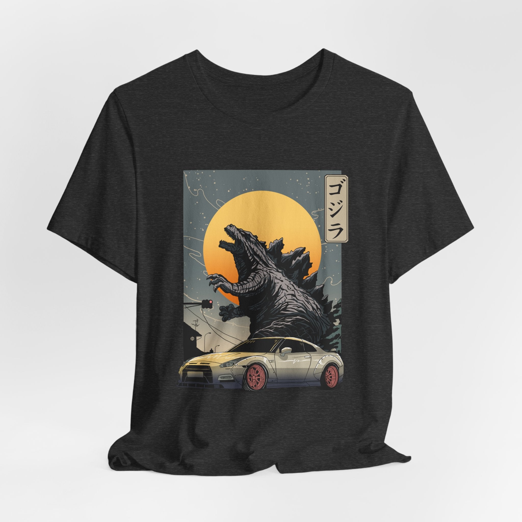 Godzilla R35 Monster Car Graphic T-Shirt