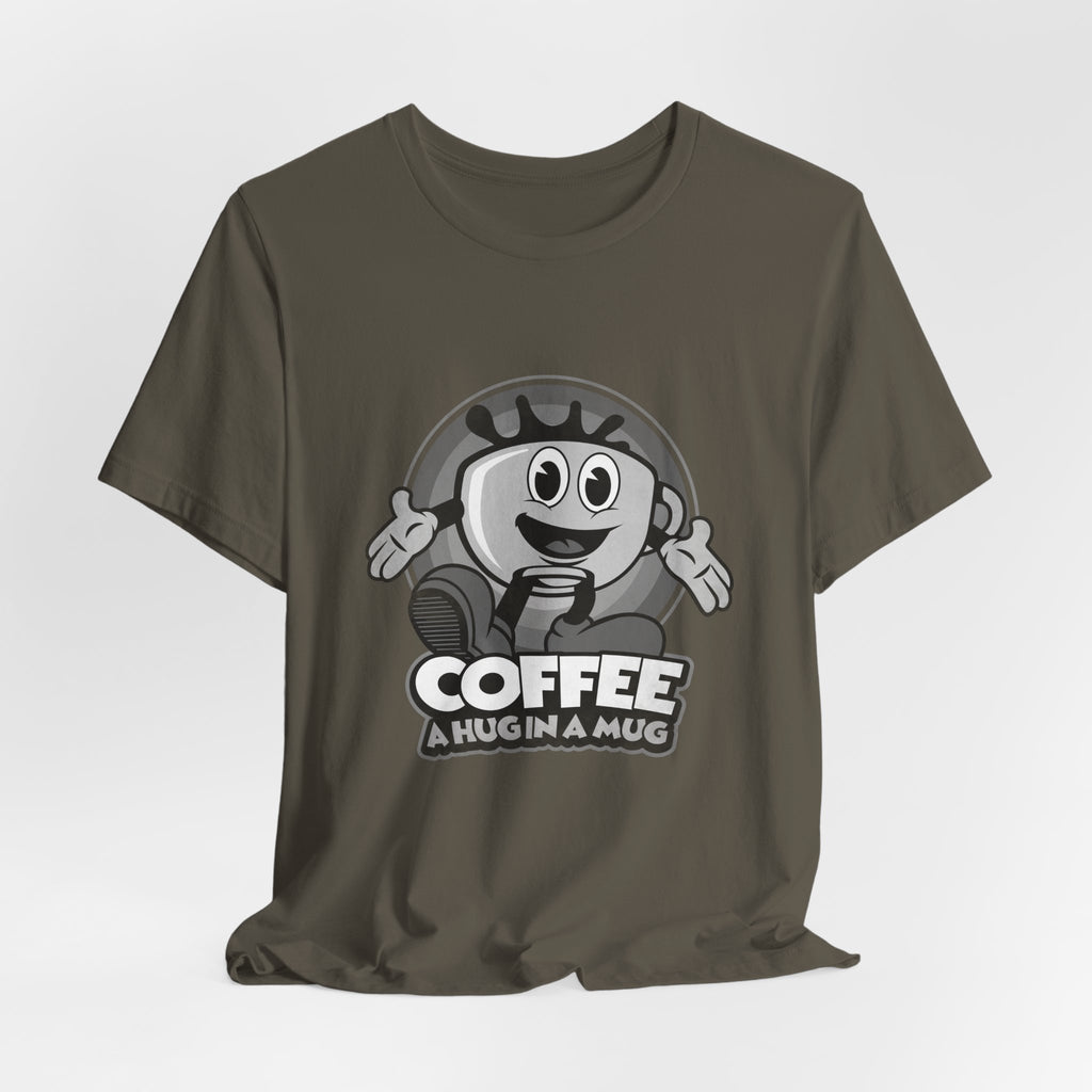 A Hug in a Mug vintage Coffee Lover T-Shirt
