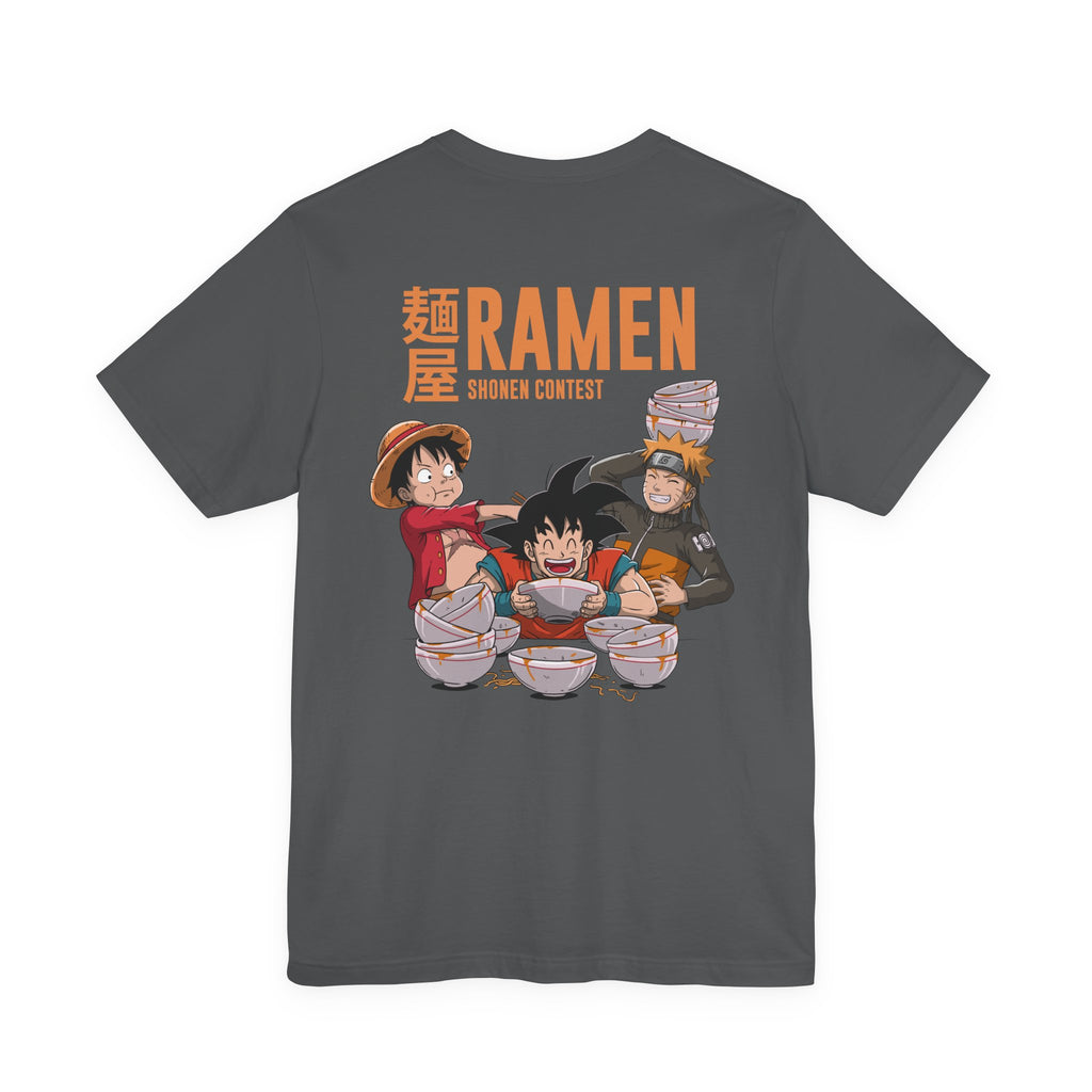 Anime Characters Eating Ramen Shonen Contest T-Shirt