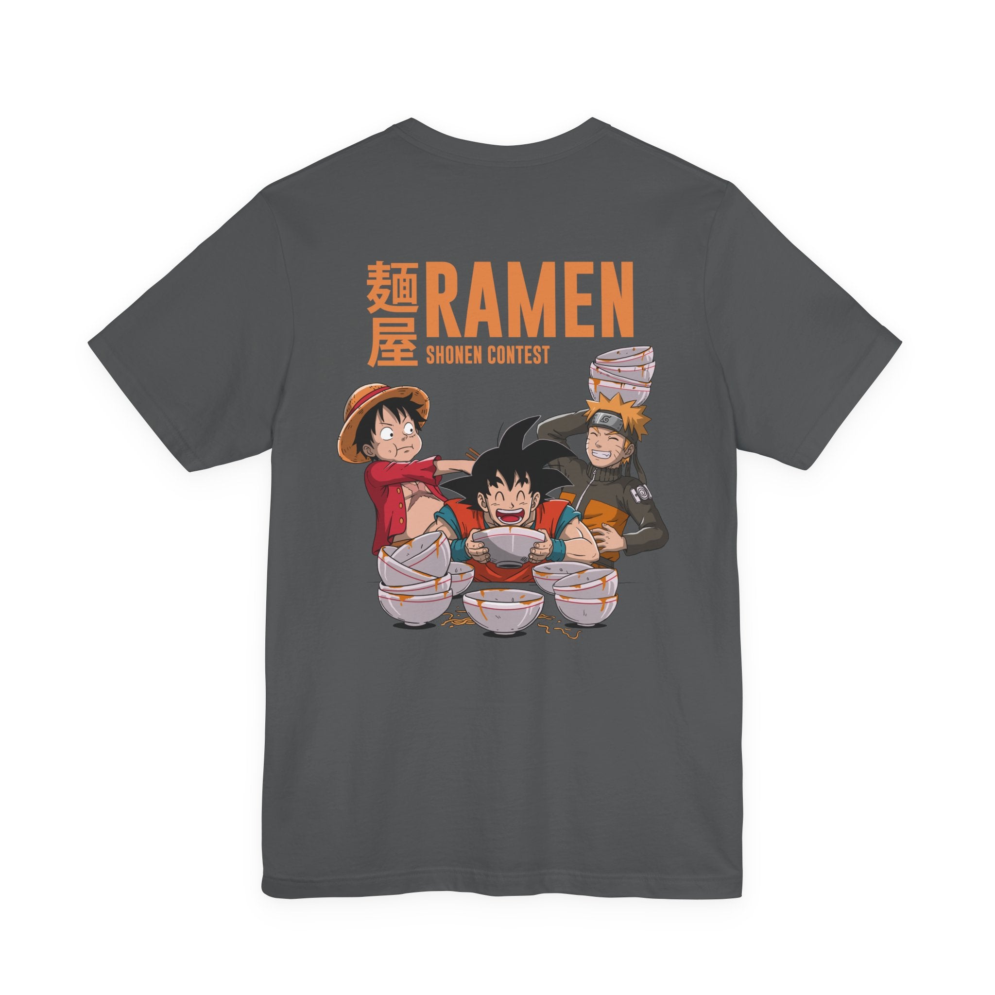 Anime Characters Eating Ramen Shonen Contest T-Shirt