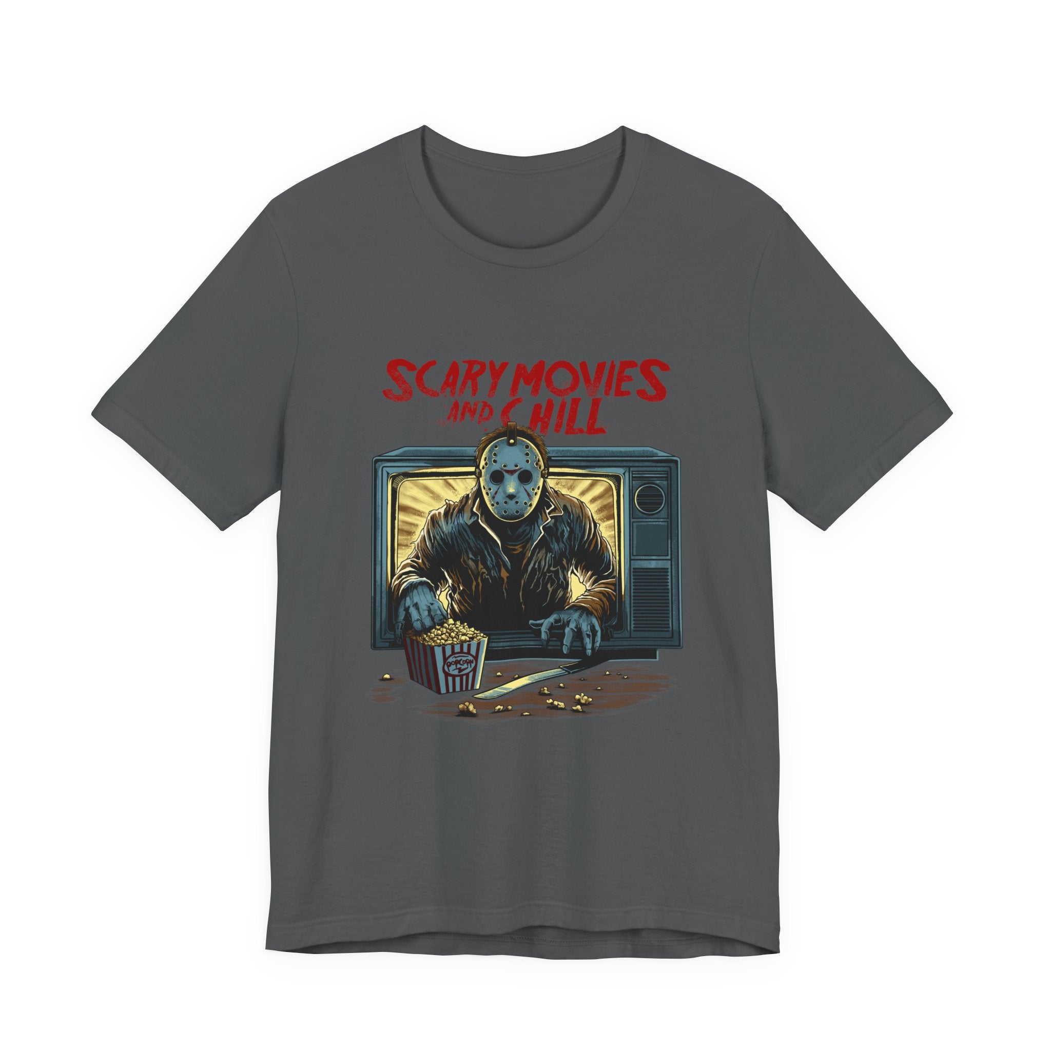 Scary Movies and Chill Horror Movie Night T-Shirt
