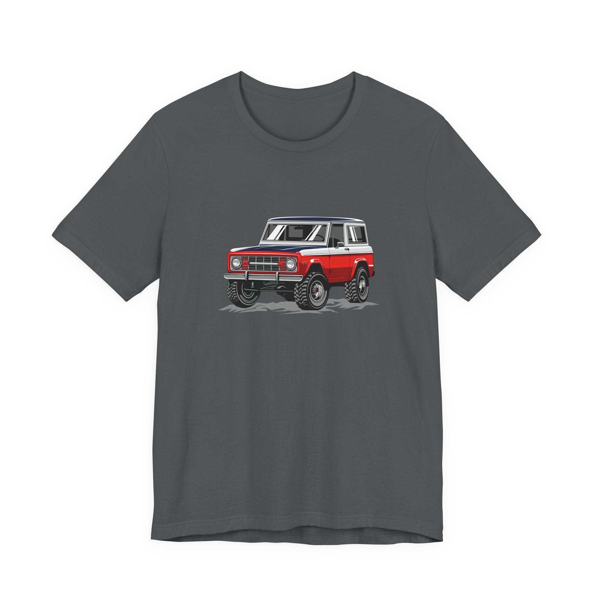 Retro Red 4x4 Truck Bronco Off‑Road SUV Tee