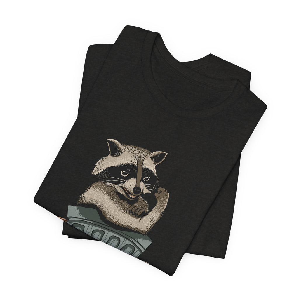 Raccoon "In Trash We Trust" Funny T-Shirt