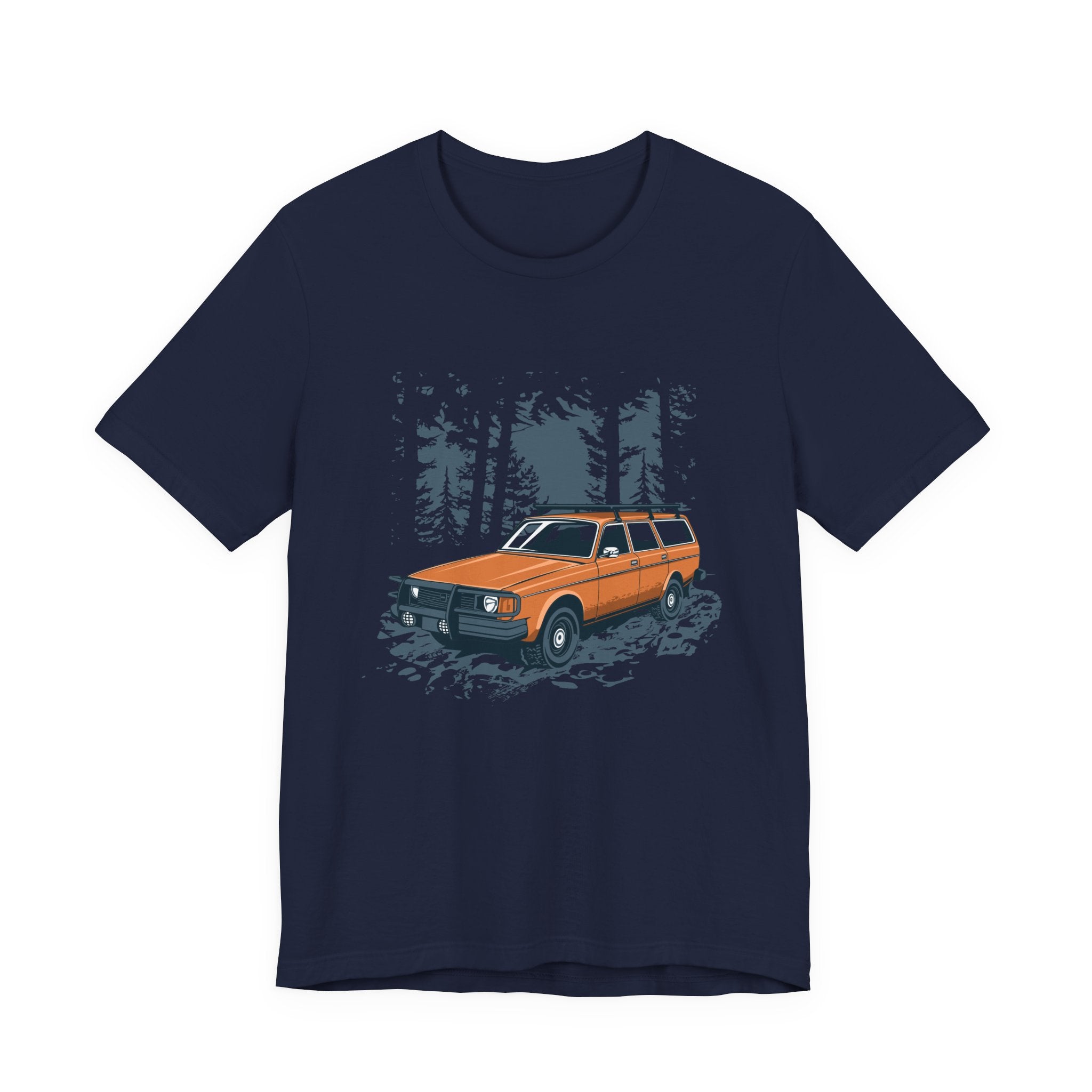 Vintage Station Wagon in Forest T-Shirt