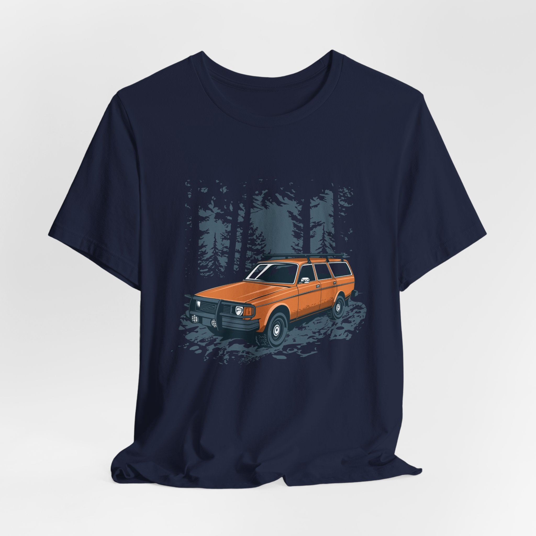Vintage Station Wagon in Forest T-Shirt