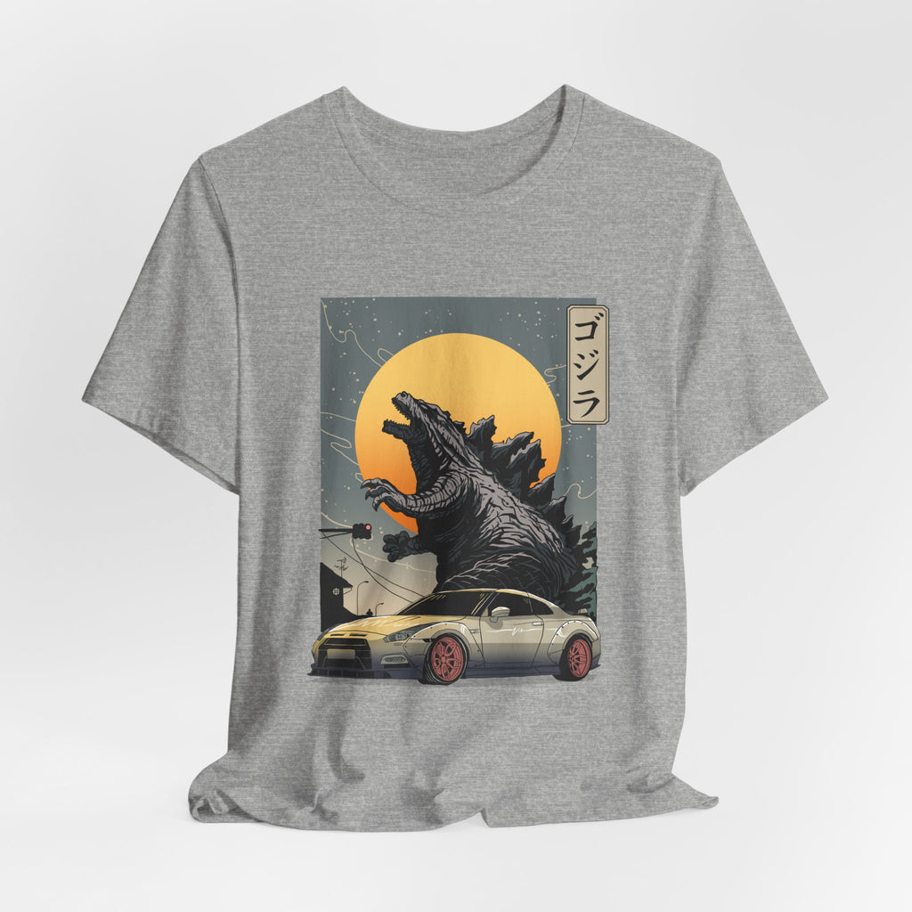 Godzilla R35 Monster Car Graphic T-Shirt