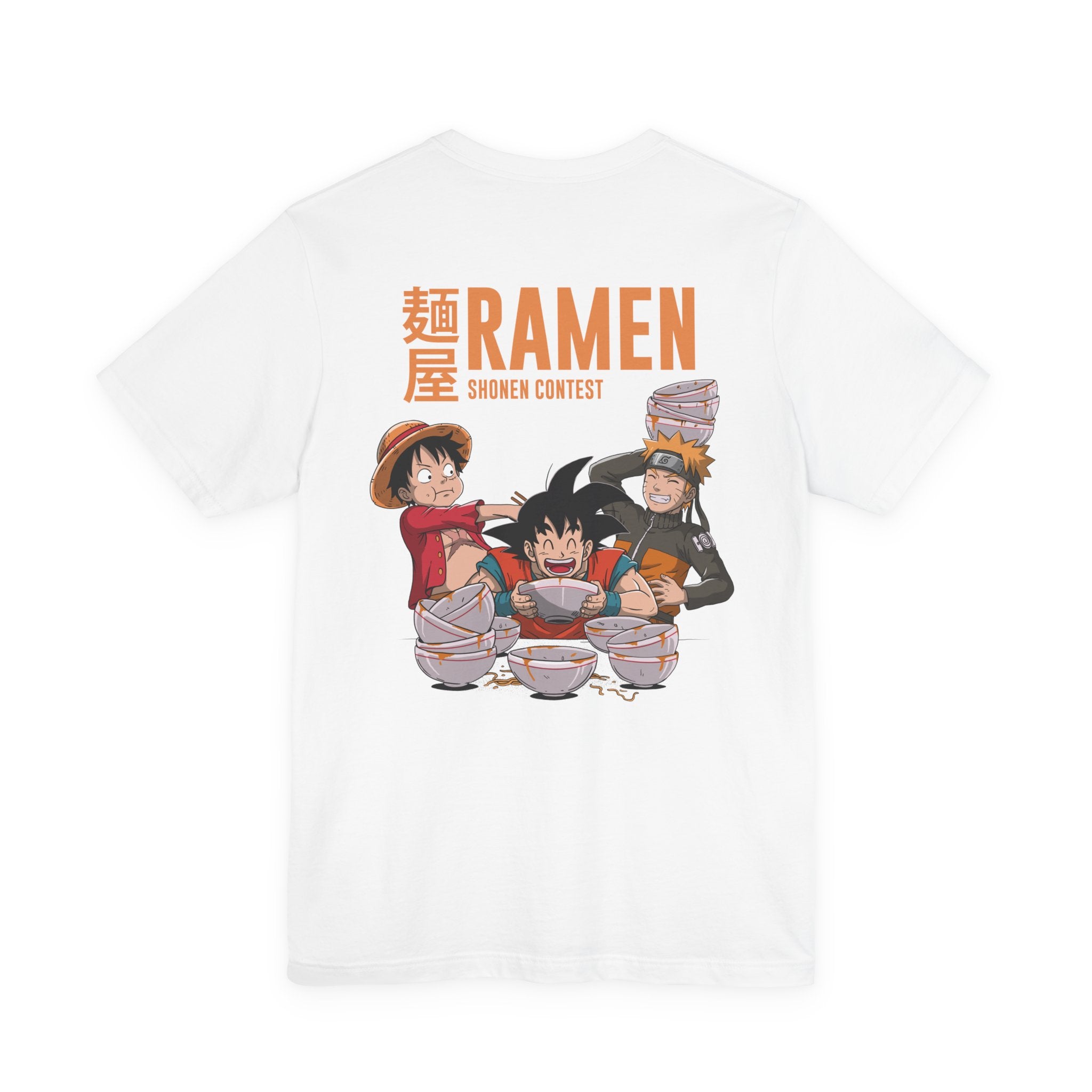 Anime Characters Eating Ramen Shonen Contest T-Shirt