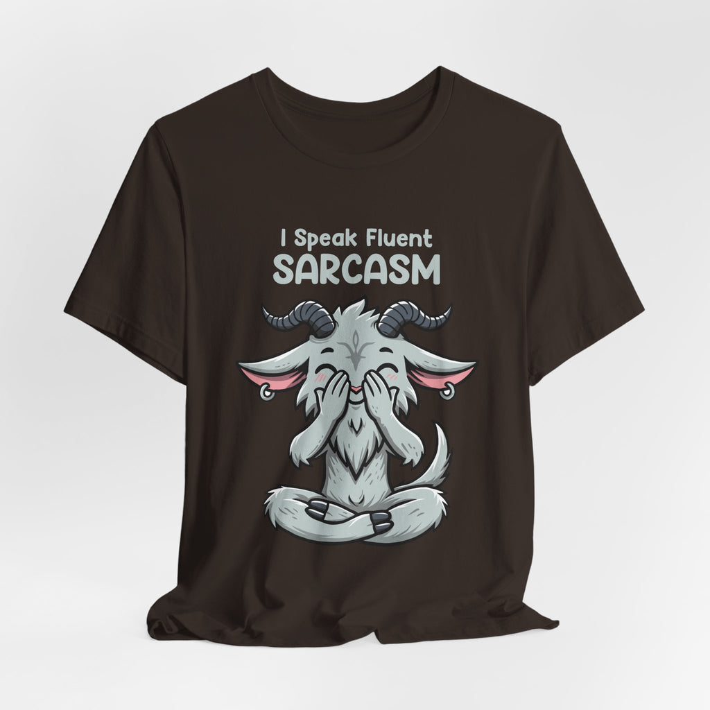 I Speak Fluent Sarcasm Goat T-Shirt