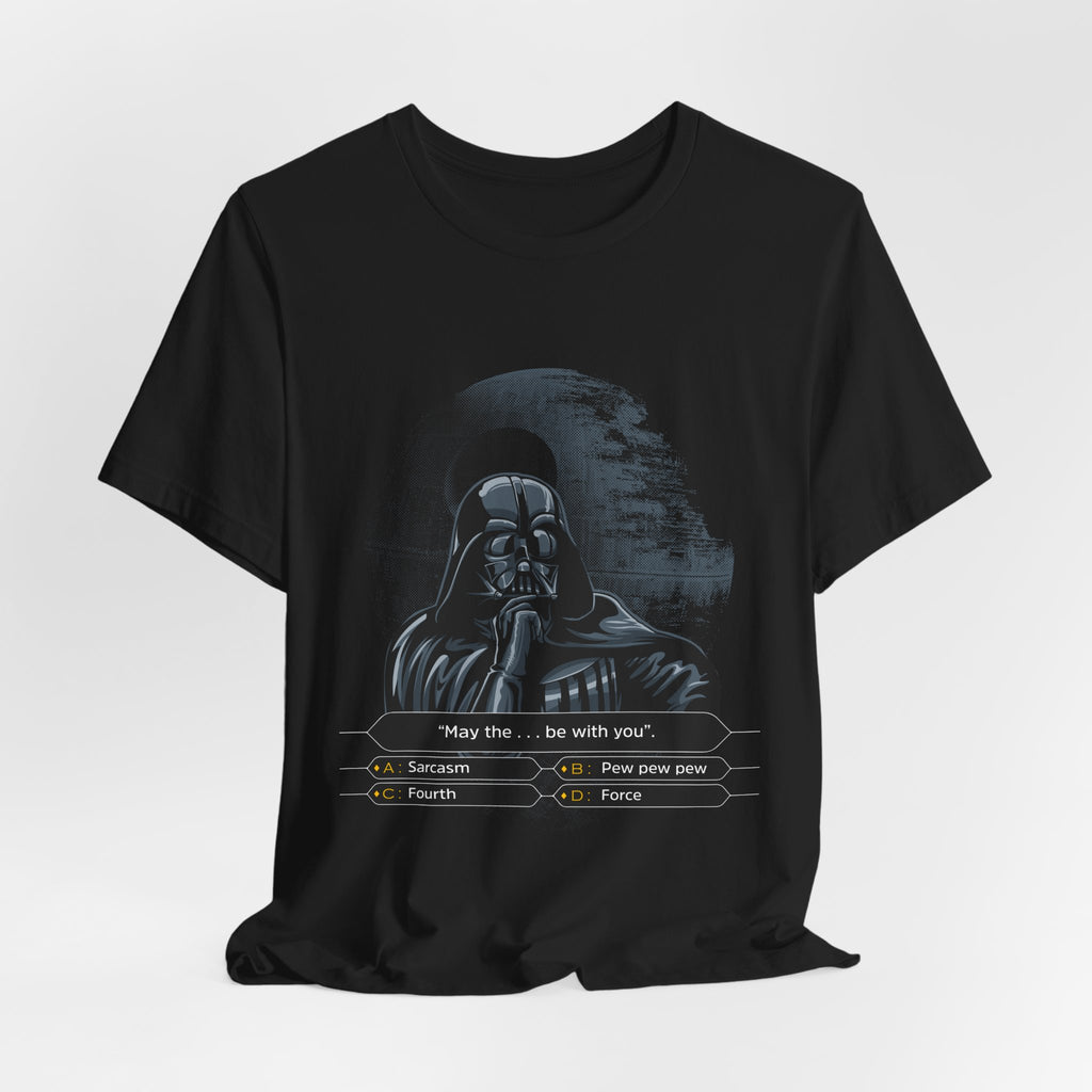 “May the Force Be With You” Galaxy Vader Sci‑Fi T‑Shirt