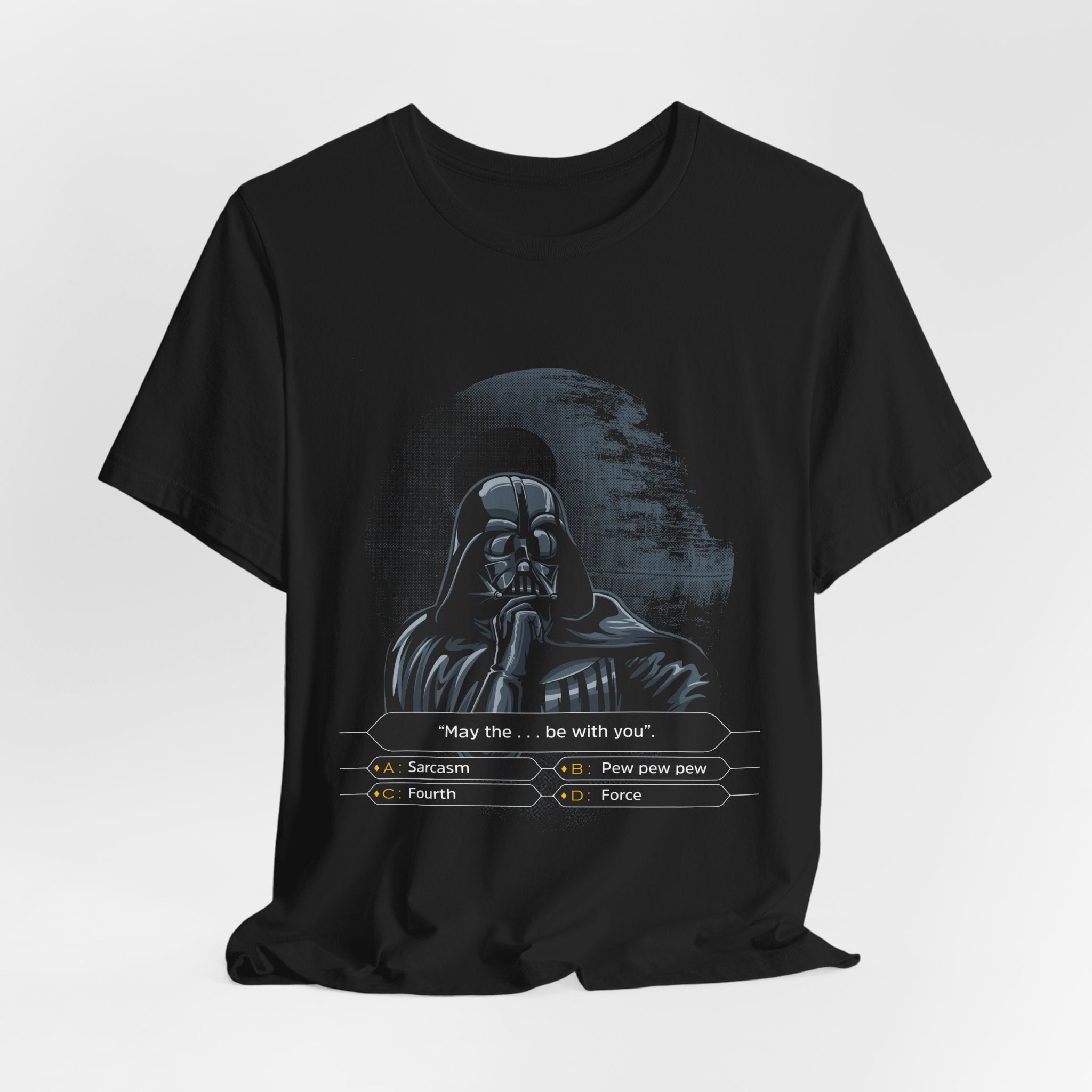 “May the Force Be With You” Galaxy Vader Sci‑Fi T‑Shirt
